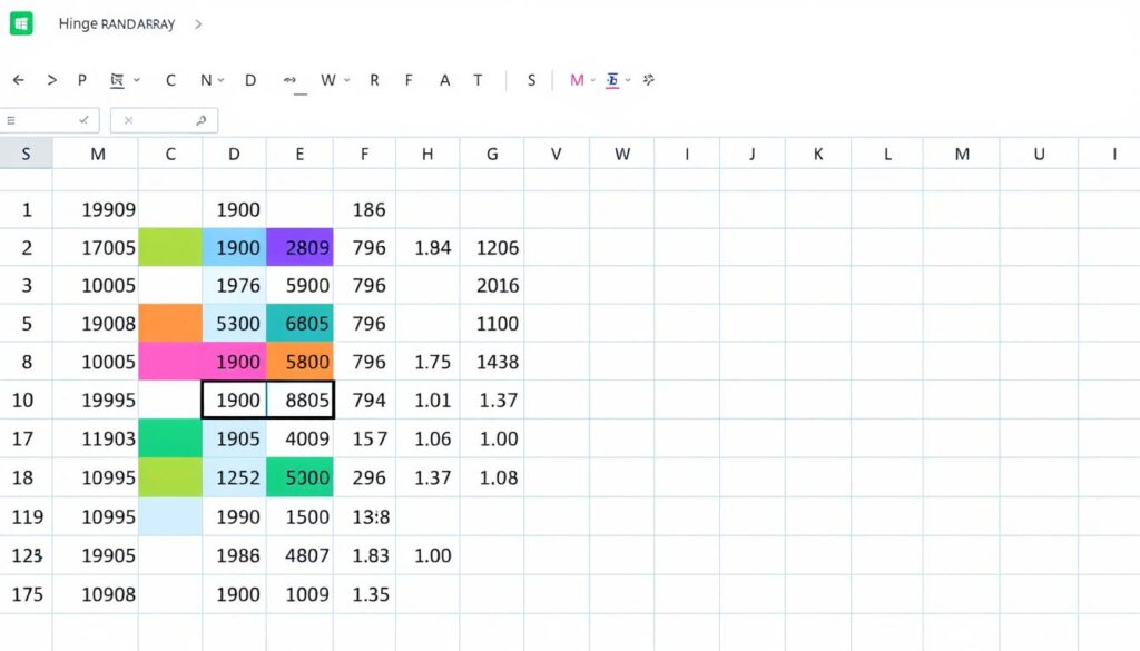 اعداد تصادفی بدون تکرار در اکسل